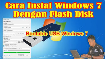 Cara Membuat bootable USB Sampai Install Ulang Windows 7 Dengan Flashdisk