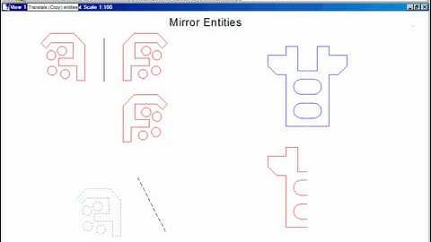 RealCAD Tutorial - Transform Entities - Mirroring