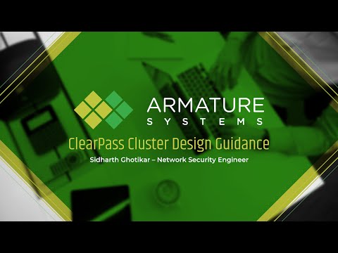 Aruba Clearpass Cluster Design