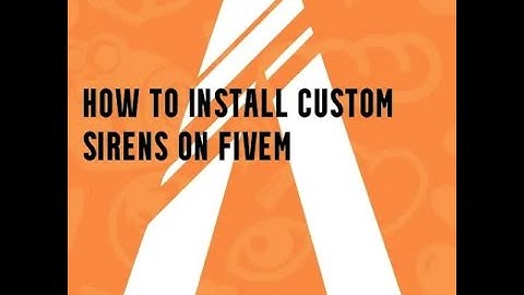 How to install custom sirens or custom sounds for FiveM (Client Side) (easier than you think)