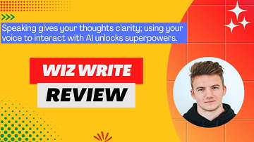 Wiz Write Review, Demo + Tutorial I Create content with just your voice