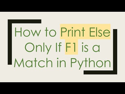 How to Print