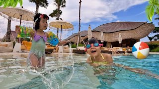 Berenang Seru di Kolam Pinggir Pantai Beach Club Belajar Renang Anak