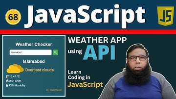 How to Make a Weather App in JavaScript (Hindi/Urdu) | JavaScript Projects for Beginners | Class 68.