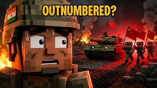 Can India Survive China in Minecraft War?