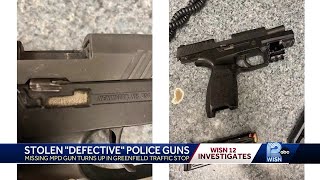 Officer's stolen service weapon found
