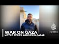 Palestinian photojournalist motaz azaiza arrives in qatar after evacuation from gaza