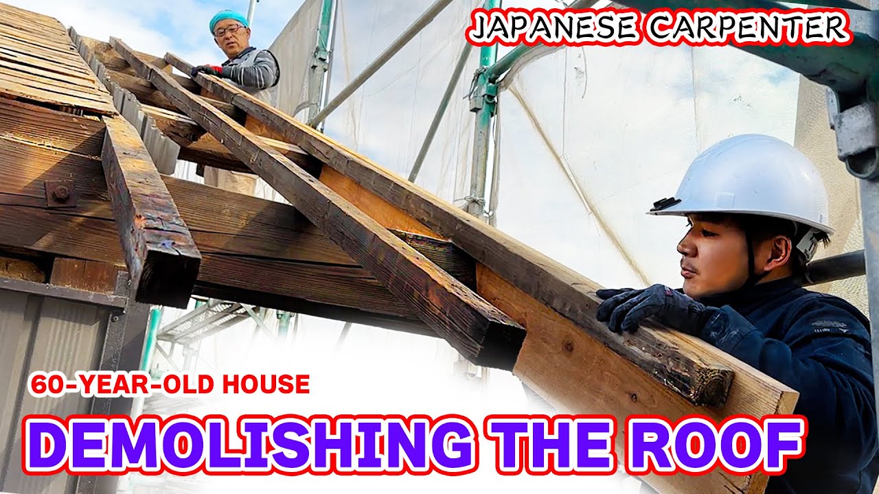 The Revival of a Beautiful Roof: Dismantling by Japanese Carpentry and Roofing Experts
