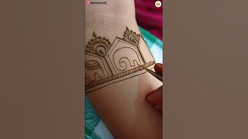 How to make #elephants in bridal mehndi design #shorts #mehndidesign #bridalmehndi  #elephantmehndi