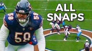 Darnell Wright SHUT DOWN The Titans Pass Rushers In His Year Two Debut