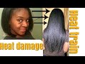 What is| heat damage hair vs heat train hair