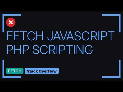 Use fetch with browser cookies