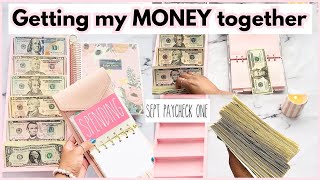 $500 PAYCHECK BUDGET + CASH ENVELOPE STUFFING | CASH CONDENSE MY SAVINGS CHALLENGES & SINKING FUNDS