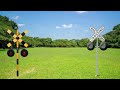 【踏切アニメ】激しいダンスの踏切カンカン 176 ♪　violent dance crossing 176 ♪