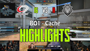 compLexity vs G2 Highlights (Cache) - FACEIT Major: London 2018