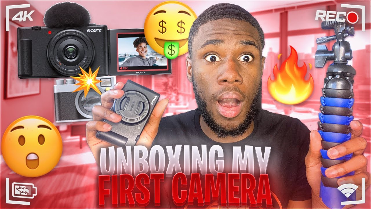 UNBOXING MY FIRST CAMERA!!!! - YouTube