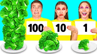100 Lag Af Mad Udfordring | Sjove Udfordringer 100 Lag Af Mad Udfordring | Sjove Udfordringer
