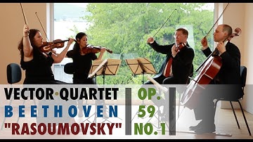 Beethoven Rasoumovsky Quartet op.  59 No.  1 - VECTOR QUARTET