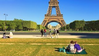 Paris Walk Champ De Mars - Morning Walk To The Eiffel Tower France