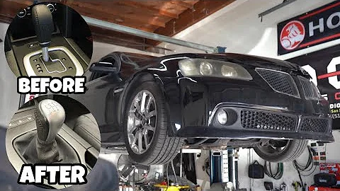 MANUAL SWAPPING A PONTIAC G8 GT AT STBPERFORMANCE!!!