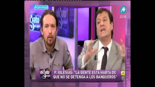 Los 5 debates que Fernando Paz ganó a Pablo Iglesias