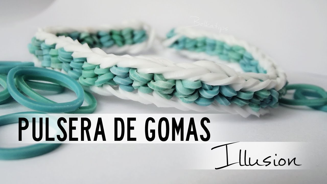 Pulsera Illusion de Gomitas con una PINZA [Fácil]