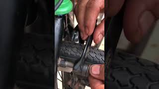BMX Bike Restoration : Install MBX Bike Brake