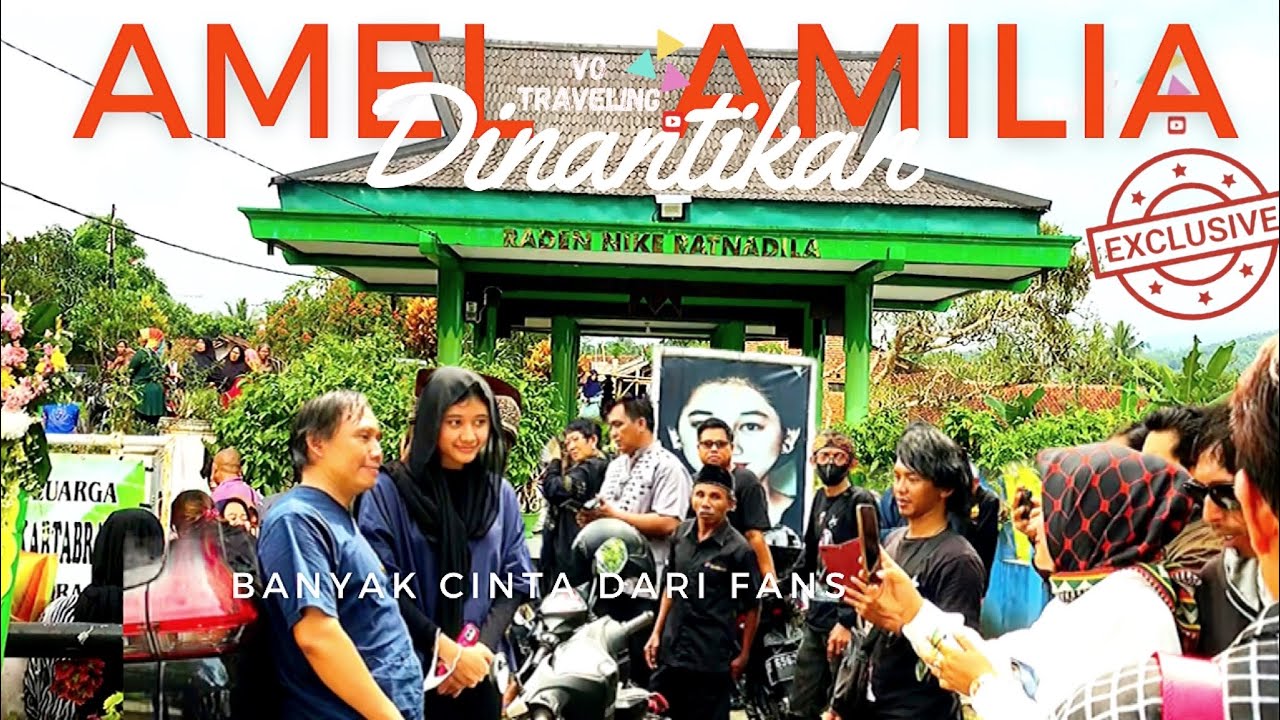 Disambut Dengan Banyak Cinta, Amel Amilia Dinantikan di Makam Nike Ardilla.