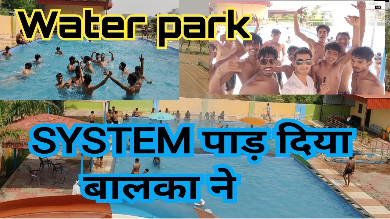 Swimming pool masti friend with fun in water park Near by water