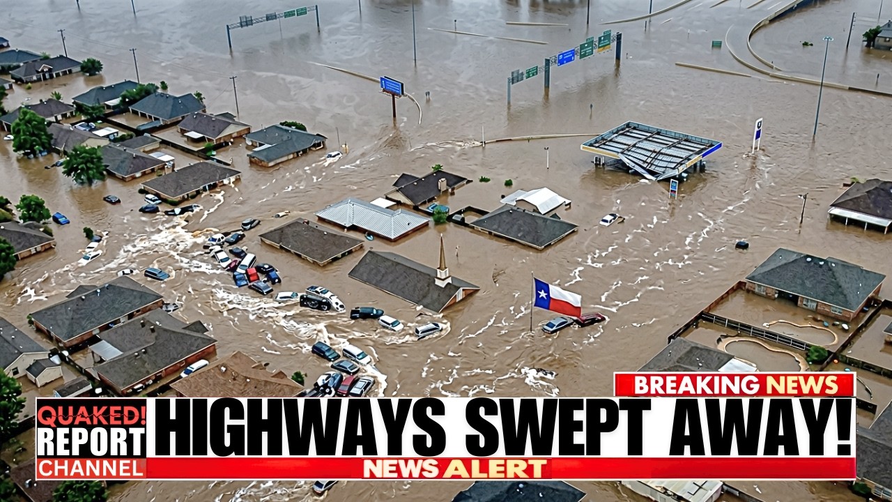 Texas Emergency! Monster Storm Just Hit Dallas - Giant Hail, Tornado ...