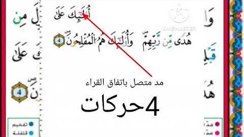 بعض قواعد التجويد ( الآية 1 الى الآية 8 )من سورة البقرة برواية ورش عن نافع