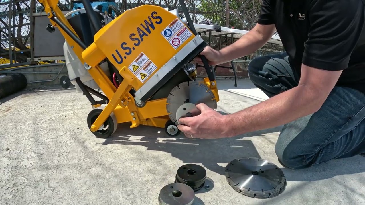 U.S.SAWS MC-800 Blade Setup