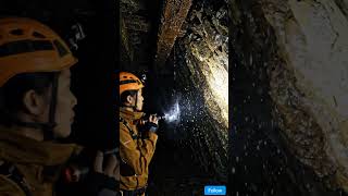 Some abandoned mines still hide valuable secrets.#AbandonedMine#GoldVein#GoldRush#Exploration