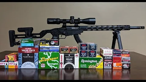 Ruger Precision Rimfire 22lr Ammo Comparison Part 1