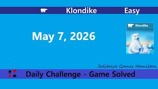 Microsoft Solitaire Collection | Klondike Easy - May 7, 2026 | Daily Challenges screenshot 4