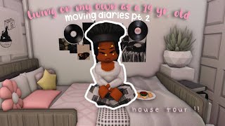 house tour vlog 🎀 - ep. 2 (CHECK DESC.) // moving diaries s1 pt. 2 | Bloxburg