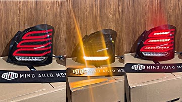 New SWIFT 2021 Aftermarket Tail Lights | Swift (Mercedes Inspired) scanning tail lights | Swift 2021