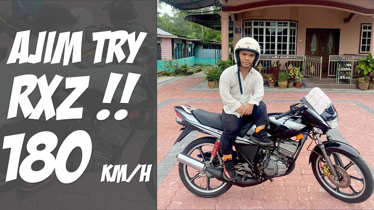 AKHIRNYA ! AJIM BERJAYA BAWAK MOTOR RXZ & YSUKU !!! - ajim kecik