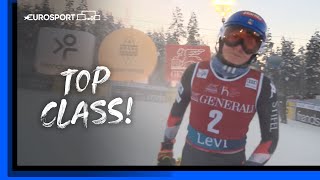 ⛷️ Mikaela Shiffrin wins seventh Levi slalom as Petra Vlhova CRASHES OUT | Alpine Skiing World Cup 🏆