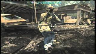 MW3 | Epic Random Throwing Knife Kill from Spawn