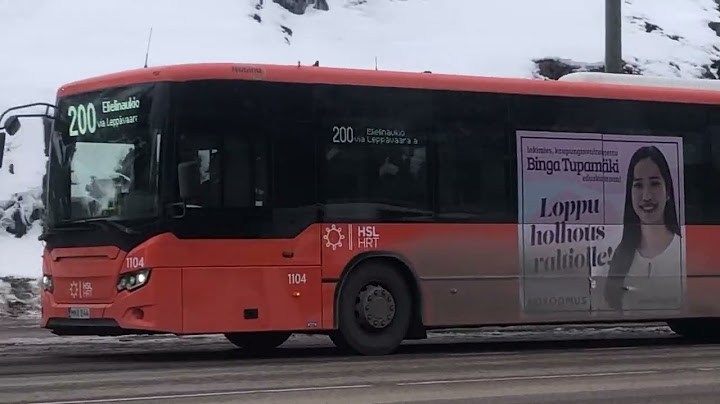 Oranssi bussi espoo