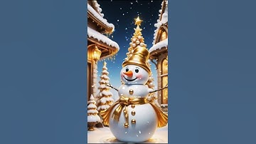 Ai photo to video||#shorts #christmas #snowman