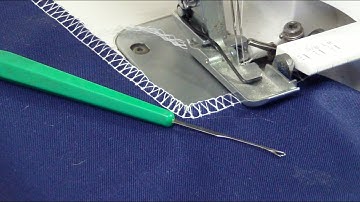 Using my Overlocker: How to Serge Corners and Hiding Thread Tails