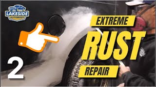 Extreme Rust Hole Repair w/ Homemade Patch Panel  Part 2 / End