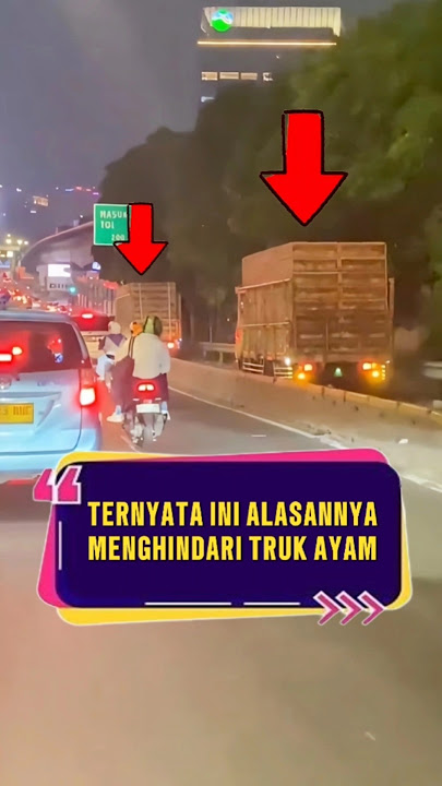 Ternyata ini alasannya menghindari truk ayam #videoviral #truk