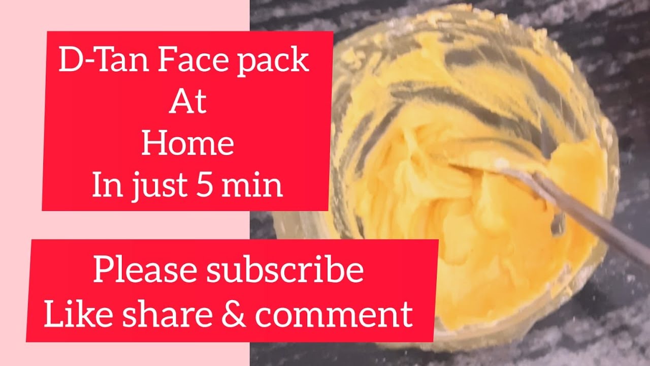 Rice flour face pack for Dtan & skin whitening YouTube