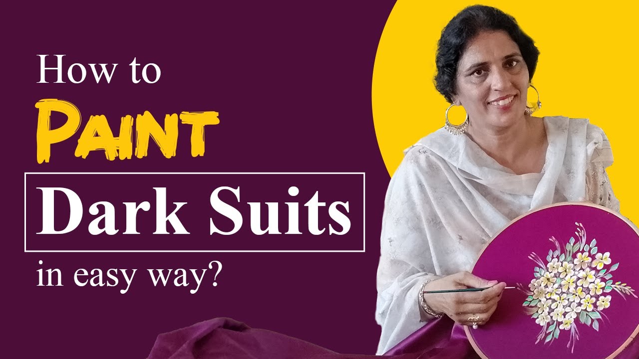 How to paint dark suits in easy way?
