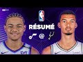Résumé : JAZZ @ SPURS, WEMBY en mode ALL-STAR, Keyonte George en FEU ! - MLK Day