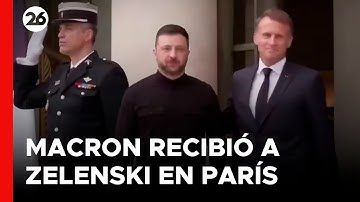 🚨 EUROPA | MACRON Y ZELENSKI tuvieron una Reunión sobre la GUERRA
