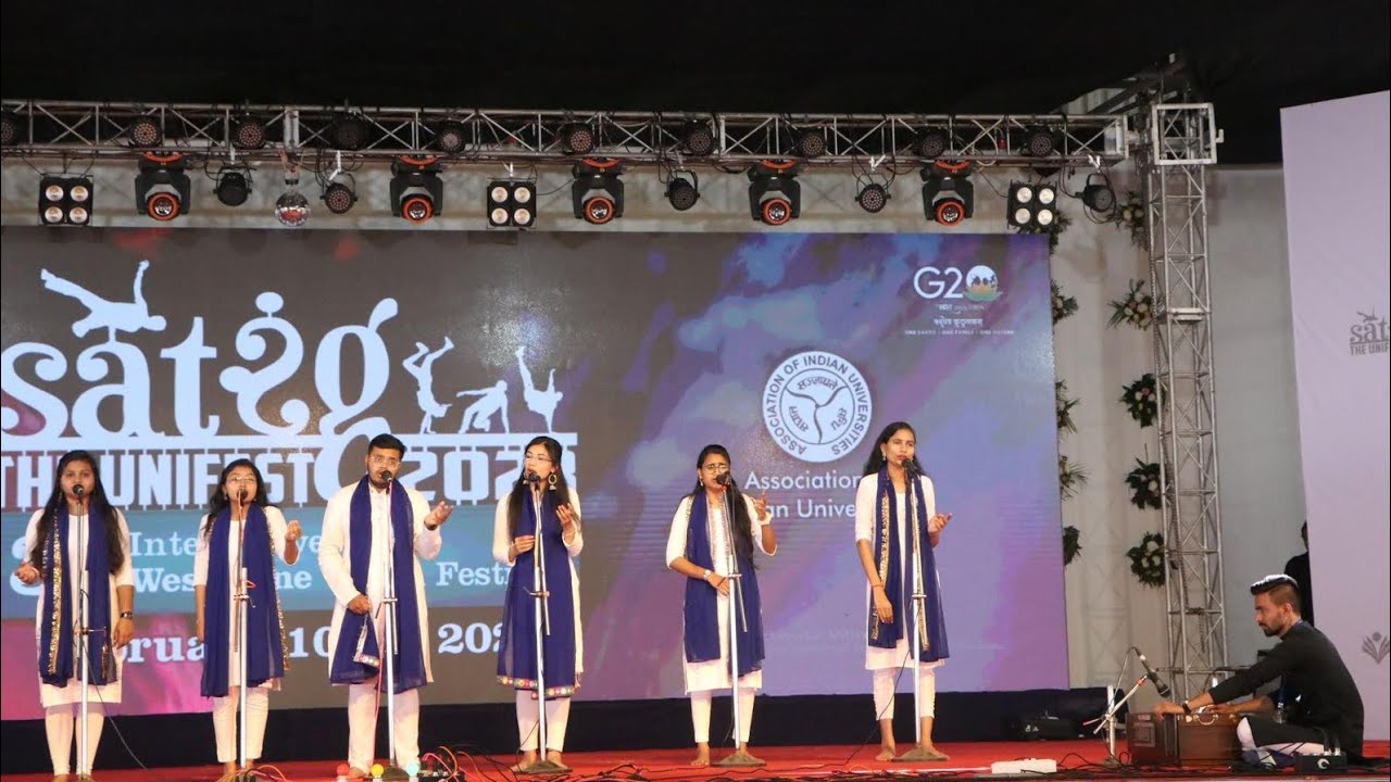 Satrangi Rango Sa || Ame Maiyara Re || Group Song || SDAU Performance In Satrang The Unifest 2023 ||